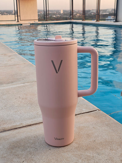 Vaso Térmico Vitality 40oz con Asa Ergonómica – Hidratación Total