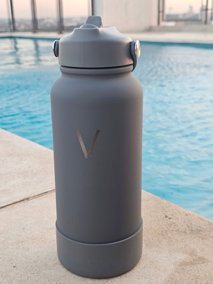 Termo Deportivo Vitality 1L – Con Base de Silicona Protectora